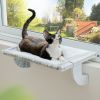 MewooFun Adjustable Cat Window Perch Hammock for Indoor Cat with 2-sided Cushion