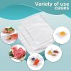 Pack of 500 Laminated Vacuum Pouches; Clear 16 x 22. Poly-Nylon Vacuum Food Bags 16x22. Thickness 3 mil Thick. Plastic Bags for Packing and Storing. P