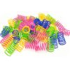 Cat Spring Toys, 4 Pack Cat Spiral Springs for Indoor Cats, Colorful &amp; Durable Plastic Spring Coils Attract Cats to Swat, Bite