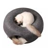 LARGE Cat Tunnel Cave Bed USA SELLER Felt Donut Cat House Detachable Small Pet