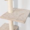 Wall-mounted Cat Tree, Cat Furniture with 2 Cat Condos House, 3 Cat Wall Shelves, 2 Ladder, 1 Cat Perch, Sisal Cat Scratching Posts and Pad