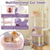 Multi-level Cat Tower with Sisal Covered Scratching Posts